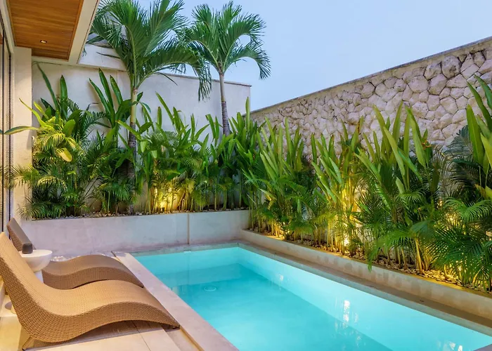 别墅 Private Romantic Pool 1bd In 塞米亚克